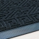 Tapete de Porta Retangular Lima 40 x 60 cm Niazitex - Preto