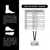 Sandália Feminina Vizzano Rasteira - Dourada