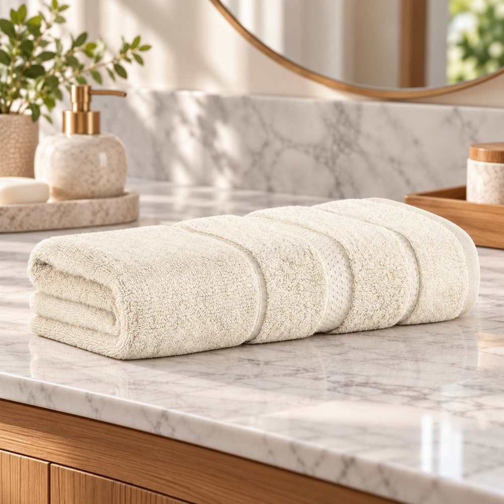 Toalha de Banho Buddemeyer Vision Dual Air Cotton - Bege 1433