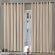 Cortina Blackout  2,6 x 2,3 m Bella Janela Pratika Lisa Slim - Areia