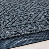 Tapete de Porta Retangular Lima 40 x 60 cm Niazitex - Cinza