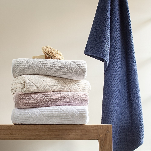 Toalha de Rosto Buddemeyer Jazz Jacquard Extra Soft 100% Algodão - Cinza 1910