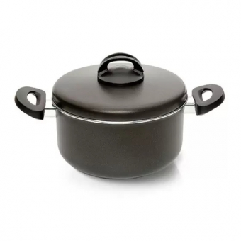 Caçarola com Tampa 14cm - 1,3L Nigro Eterna Preta