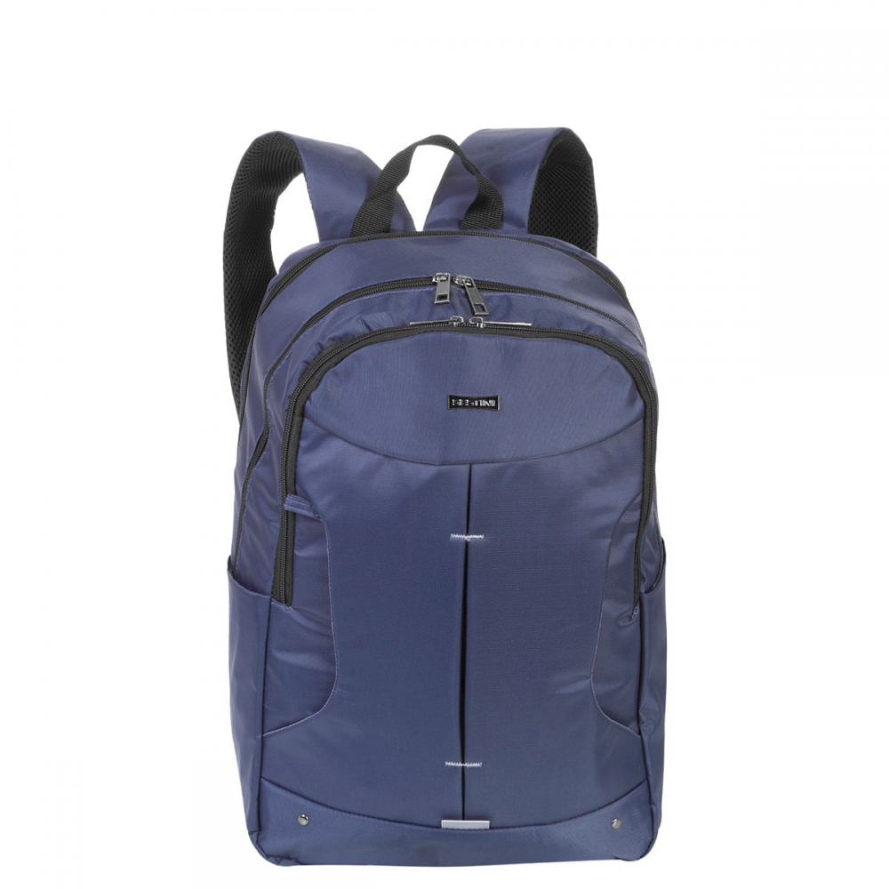 Mochila Grande Sestini 2 Compartimentos Expansível New Next - Azul