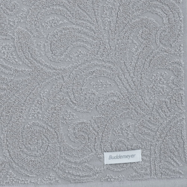 Toalha de Rosto Buddemeyer Aragon Extra Soft 100% Algodão - Cinza 1590