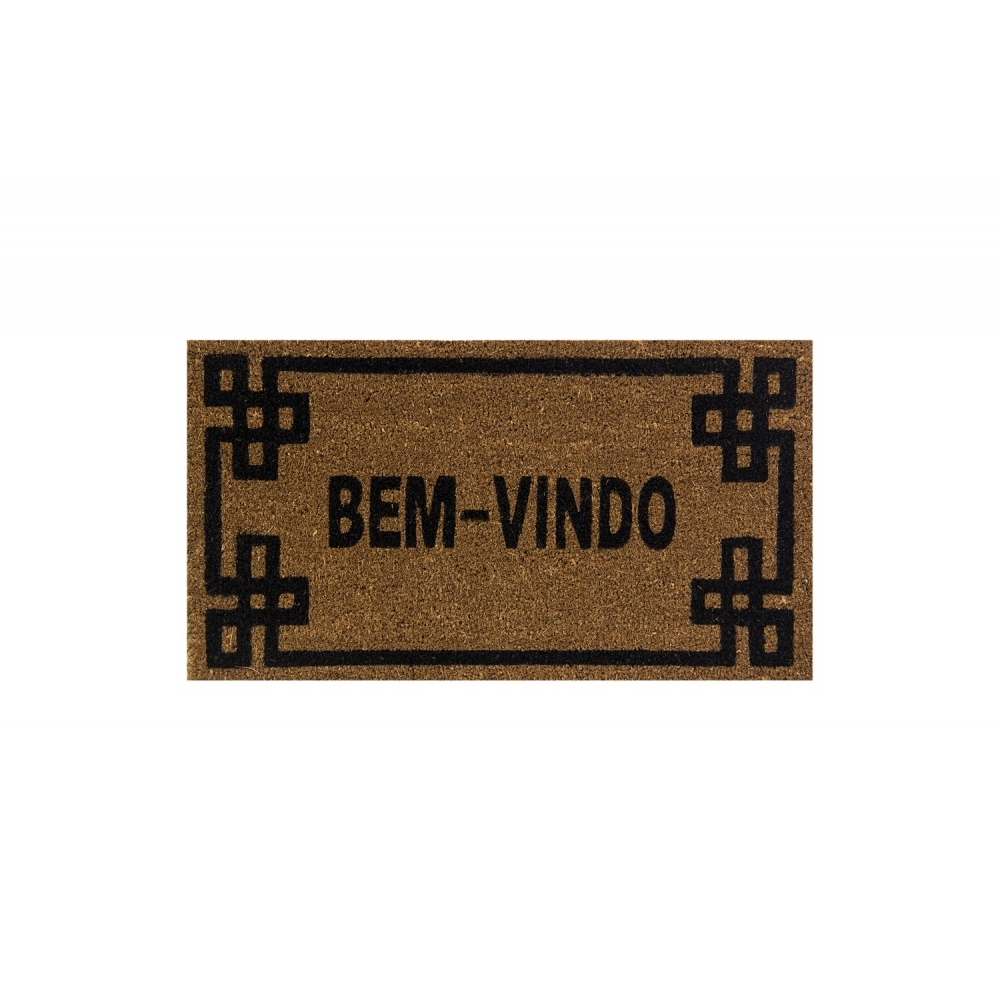 Capacho de Porta Fibra de Coco Uzoo 66 cm x 33 cm - Estilo