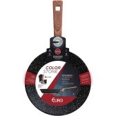 Frigideira com Alumínio Antiaderente Euro Home Color Stone - Wooden