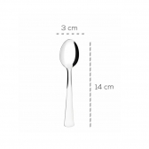 Colheres Para Chá Toronto 6 pçs Aço Inox Simonaggio