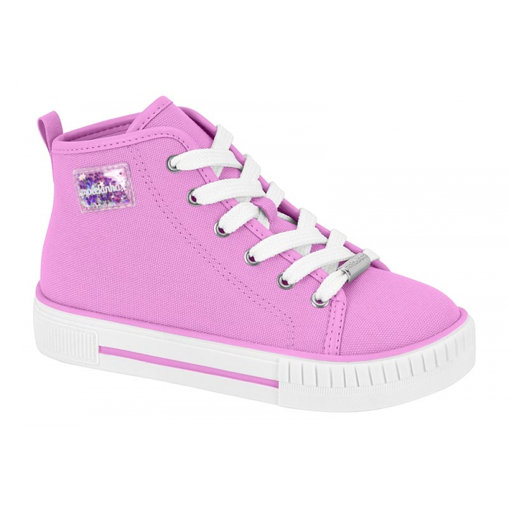 Tênis Infantil Molekinha Cano Curto Lona Sider 2565.102 - Rosa