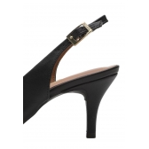 Scarpin Feminino Vizzano Salto Médio Bico Fino 1185.700 - Preto