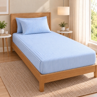 Lençol com Elástico Solteiro Teka Harmonia 30cm