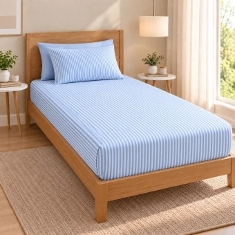 Lençol com Elástico Solteiro Teka Harmonia 30cm