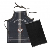 Kit Avental e Pano De Prato Churrasqueiro Chef Dohler