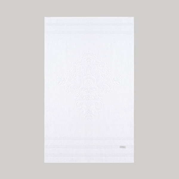 Toalha de Banho Buddemeyer Adam Jacquard Aveludada - Branco 1011