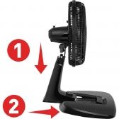 Ventilador de Mesa 40cm Arno VD 40 Ultra Silence Force 6 Pás - VD 40