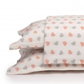 Kit Colcha Queen Dohler Piquet 100% Algodão - Venus Corações