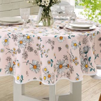 Toalha de Mesa Dohler Iria 1,60 m x 2,50 m - 100% Algodão