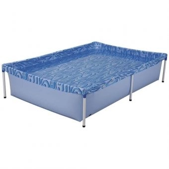 Piscina Retangular Mor 1.000 Litros Lona de PVC