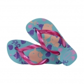 Chinelo Kids Meninas Havaianas Top Pets - Azul