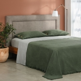 Colcha King Buddemeyer Medalhão com Franja - Verde 1124