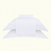 Jogo de Cama Casal Buddemeyer Damask Square Cetim 300 fios - Branco