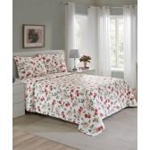 Kit Colcha Casal Dohler Piquet Floral Vera