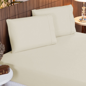 Lençol Avulso com Elástico Casal Premium Plus 100% Algodão