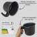Caneca de Alumínio 14cm - 1,8L Nigro Criativa Preto