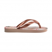 Chinelo Kids Meninas Havaianas Top Pets - Rosa