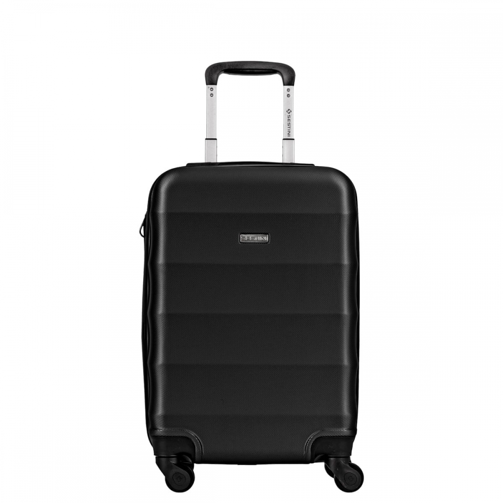 Mala de Viagem Média Sestini Waves com Rodas 360° - Preto