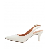 Scarpin Feminino Vizzano Salto Médio Bico Fino 1185.700 - Branco