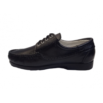 Mocassim Masculino Saullo 1500 em Couro Preto