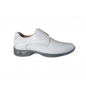 Sapato Masculino Casual Jota Pe 3D Vision em Couro - Branco