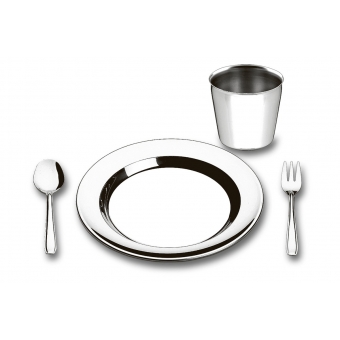 Conjunto para Refeição Infantil 4 peças Brinox Puppys