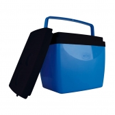 Caixa Térmica Cooler 26 Litros Mor - Azul Tampa Preta