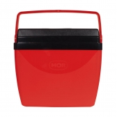 Caixa Térmica Cooler 34 Litros Mor - Vermelho Tampa Preta