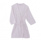 Roupão Adulto c/ Renda Buddemeyer Crystal - Rosa 1634