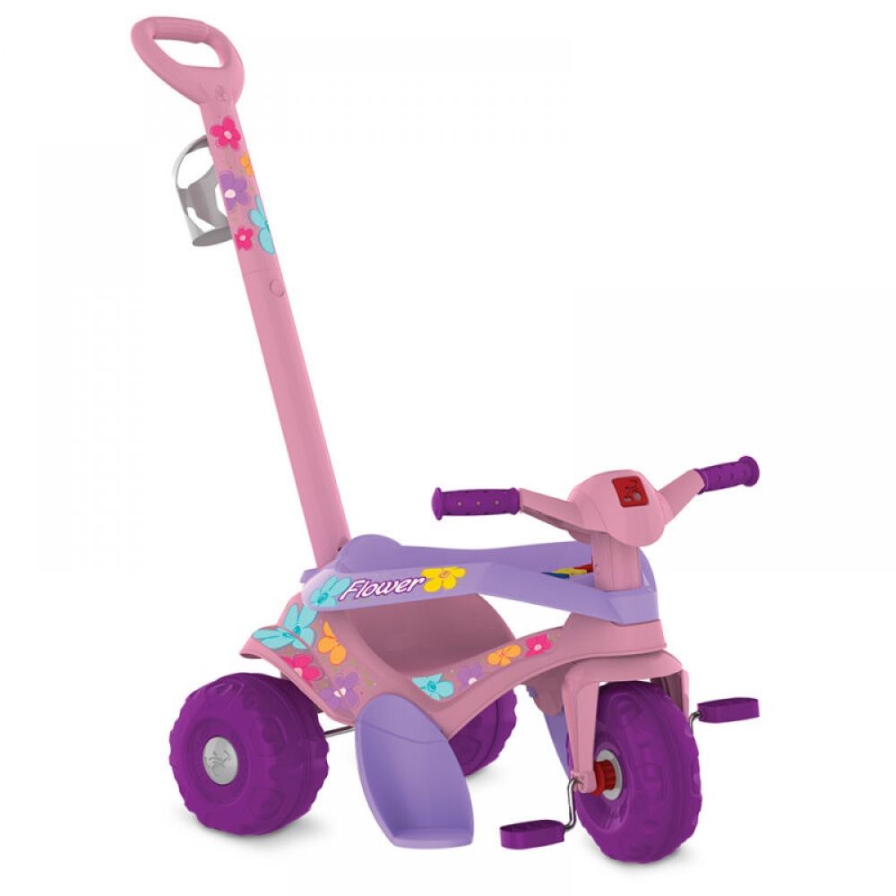 Triciclo Bandeirante Motoka Flower Passeio e Pedal