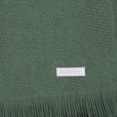 Colcha King Buddemeyer Medalhão com Franja - Verde 1124