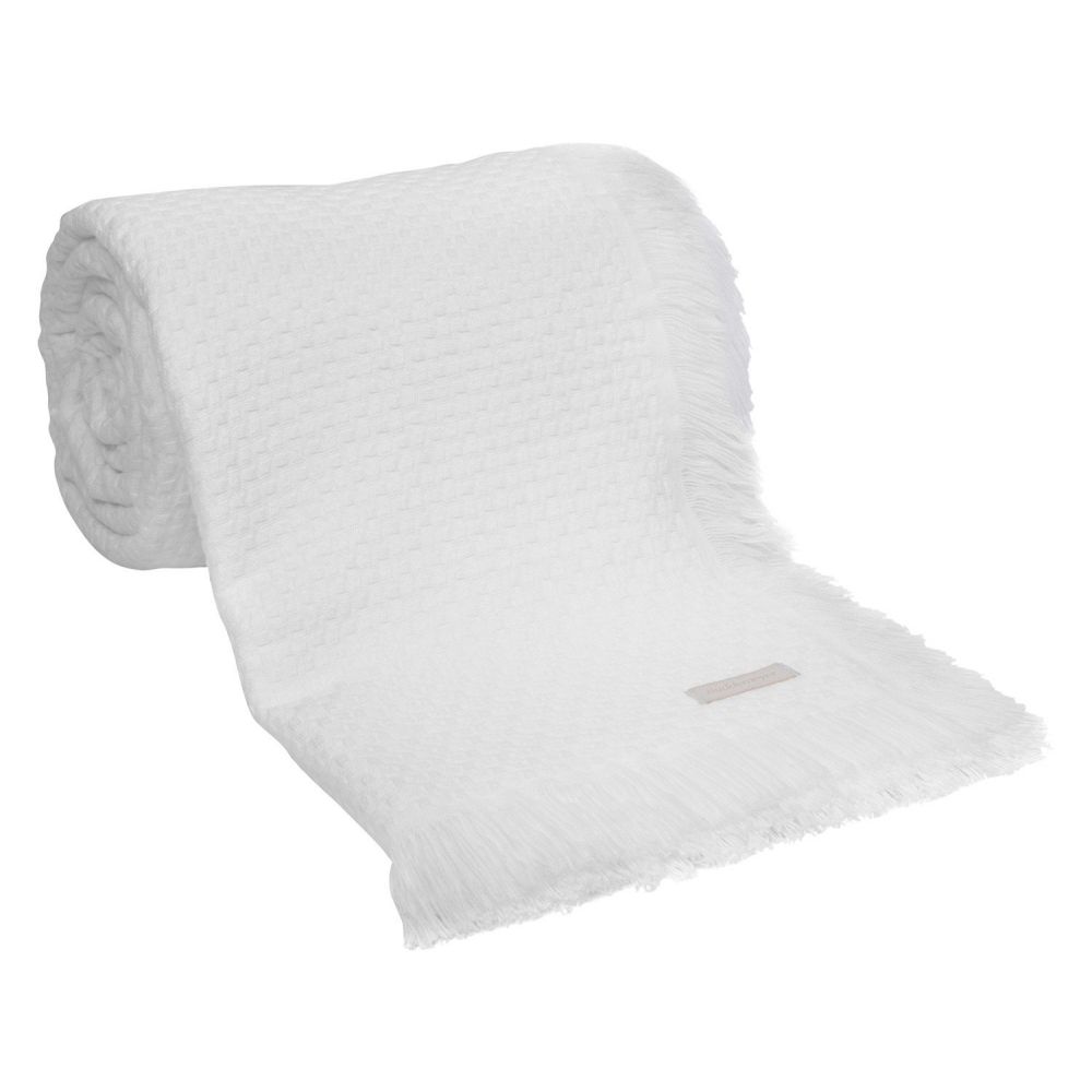 Colcha Casal Buddemeyer In Design com Franja - Branco - 1011