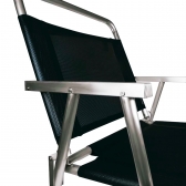 Cadeira de Praia Reforçada Oversize Preta