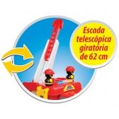 Caminhão Mercotoys Bombeiro Grande com Som