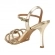 Sandália Feminina Vizzano Salto Fino - Durado/Bege 435