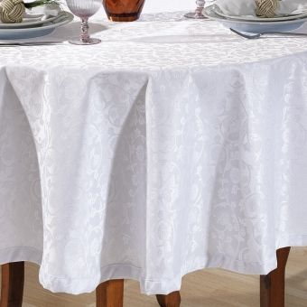 Toalha de Mesa Redonda 4 Lugares Dohler Mantel Requinte II