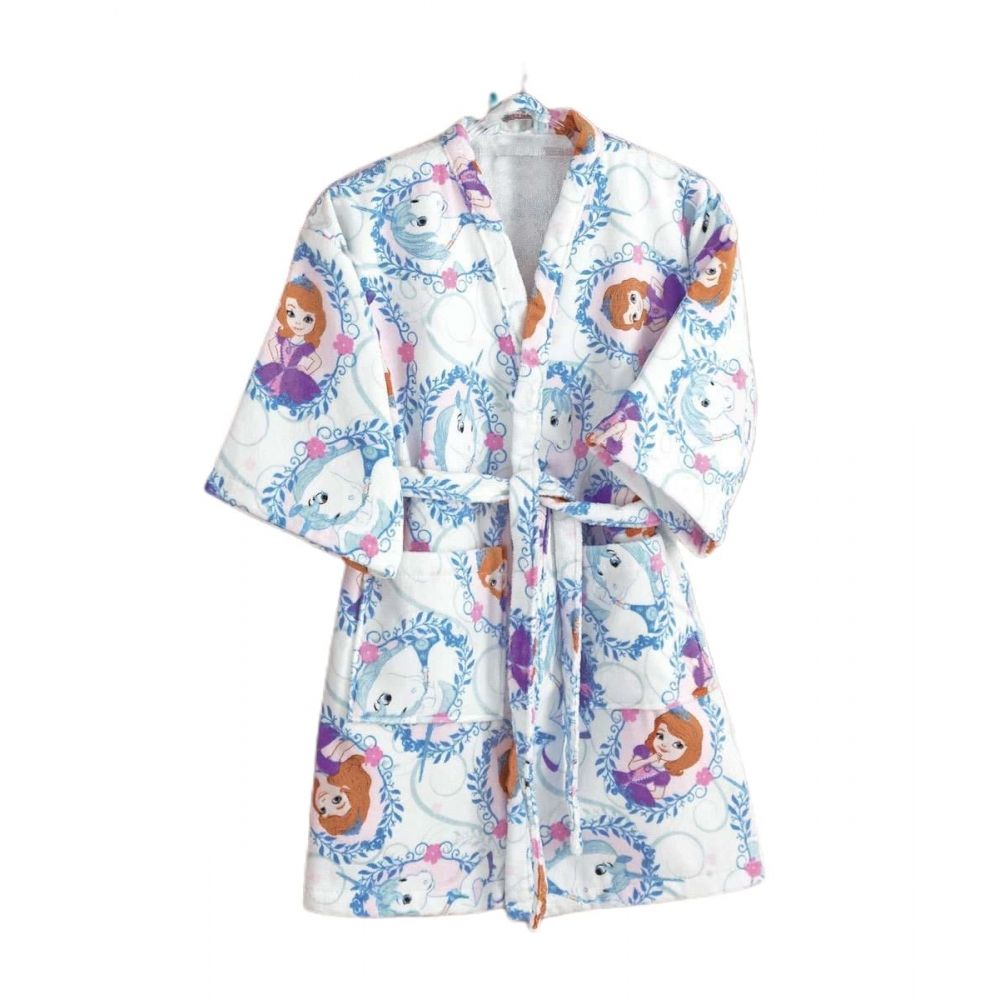 Roupão Infantil Dohler Princesa Sofia 100% Algodão