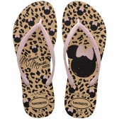Chinelo Feminino Havaianas Slim Disney Minnie - Dourado