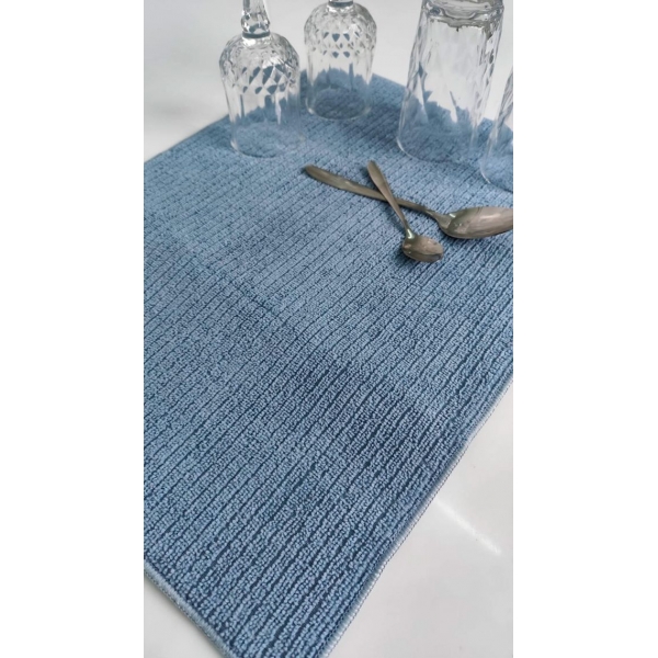 Aparador De Louça Tapete Escorredor 38x50 Niazitex - Azul