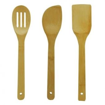 Jogo de Espátulas Bamboo 3 peças Homecook