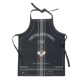 Kit Avental e Pano De Prato Churrasqueiro Chef Dohler