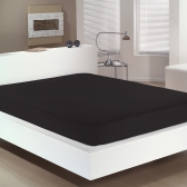 Lençol com Elástico King Buettner Reffinata 230 Fios - Preto